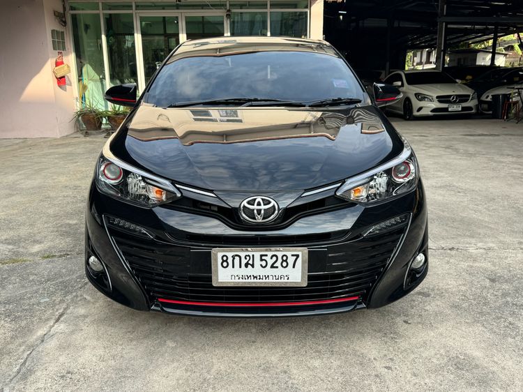 Toyota Yaris ATIV 2018 1.2 S Plus Sedan เบนซิน ไม่ติดแก๊ส เกียร์อัตโนมัติ ดำ รูปที่ 2