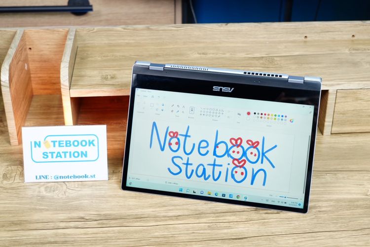 ASUS VIVOBOOK FLIP 14 ทัชสกรีนหมุนจอได้360องศา i3-10110U Ram4 SSD256 จอ14 FHD สเปคทำงานทั่วไป ราคาเพียง 8,990.- รูปที่ 5