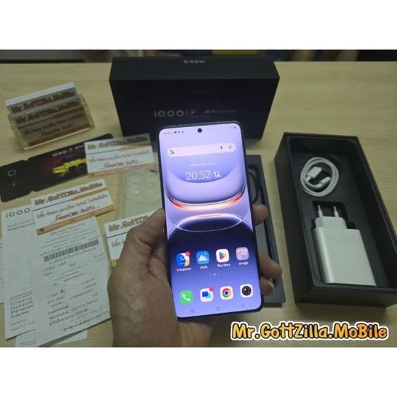iQOO 13 16 512GB Alpha Black 5Gเครื่องศูนย์ประกัน สิ้นสุด 09 03 2569อุปกรณ์ครบ รูปที่ 2