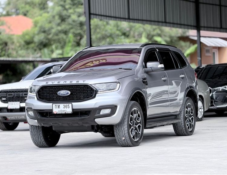 Ford Everest 2020 2.0 Turbo Sport Utility-car ดีเซล ไม่ติดแก๊ส เกียร์อัตโนมัติ เทา รูปที่ 2