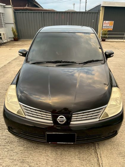 Nissan Tiida 2008 1.6 G Latio Sedan ดีเซล เกียร์อัตโนมัติ ดำ รูปที่ 2