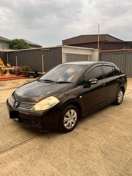Nissan Tiida 2008 1.6 G Latio Sedan ดีเซล เกียร์อัตโนมัติ ดำ รูปที่ 3
