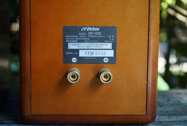 ลำโพงวางหิ้ง Victor SX-V05 ตุ้ไม้แท้สวยๆเสียงดีไม่เจอบ่อย  รูปที่ 8