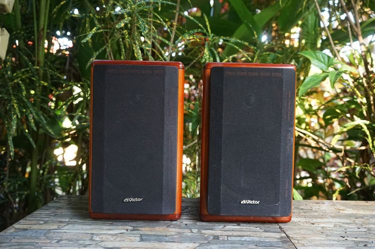 ลำโพงวางหิ้ง Victor SX-V05 ตุ้ไม้แท้สวยๆเสียงดีไม่เจอบ่อย  รูปที่ 2