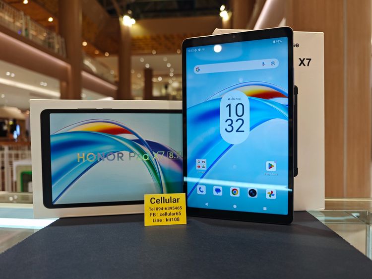 (ติดจอง)Honor Pad X7 ใส่ซิม 128GB สภาพสวยมาก ประกันศูนย์ไทย10เดือนกว่าพร้อมเคส รูปที่ 2