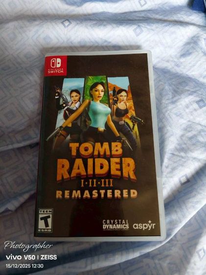 Tomb raider i ii iii. Remastered สภาพเหมือนใหม่ ขาย 750 บาทรวมส่งครับ