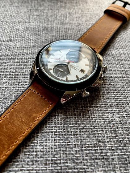 seiko 5 sports โครโนกราฟ จับเวลา สายหนัง รูปที่ 4