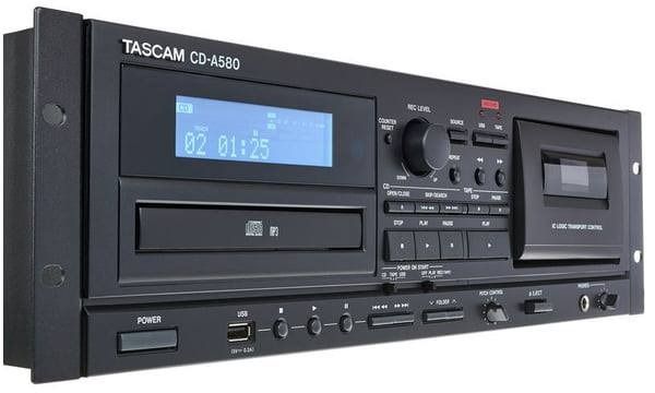 เปิดจอง TASCAM CD-A580 V2 Cassette, USB CD Player Recorder ประกันศูนย์ รูปที่ 3