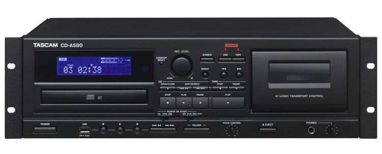 เปิดจอง TASCAM CD-A580 V2 Cassette, USB CD Player Recorder ประกันศูนย์ รูปที่ 2