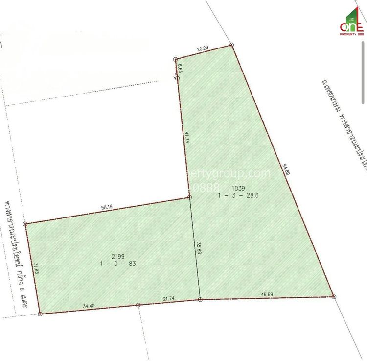 ที่ดิน 3-3-46 ไร่ ติดถนนเพชรเกษม ค.ท่าตำหนัก อ.นครชัยศรี จ.นครปฐม