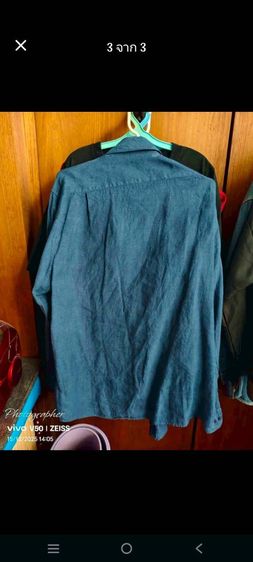 ลดสุดท้าย เสื้อลินิน uniqlo ไซส์ double XL  สภาพเหมือนใหม่  ขาย 250  รูปที่ 3