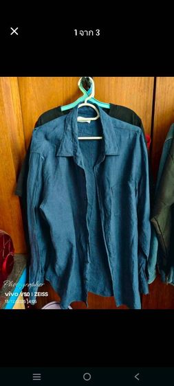 ลดสุดท้าย เสื้อลินิน uniqlo ไซส์ double XL  สภาพเหมือนใหม่  ขาย 250 