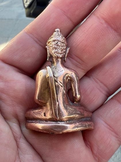 พระบูชาสมัยอยุธยา เนื้อนาค  รูปที่ 2