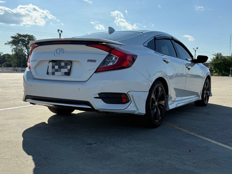 Honda Civic 2019 1.5 Turbo RS Sedan เบนซิน ไม่ติดแก๊ส เกียร์อัตโนมัติ ขาว รูปที่ 2