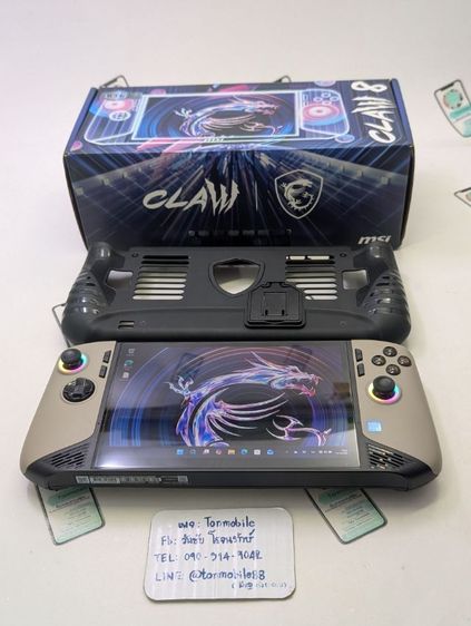 ขาย เทิร์น MSI Claw 8 AI A2VM Intel Core Ultra 7 Ram 32 Rom 1TB ศูนย์ไทย สภาพสวย อุปกรณ์ครบยกกล่อง ประกันยาว เพียง 22,990 บาท ครับ