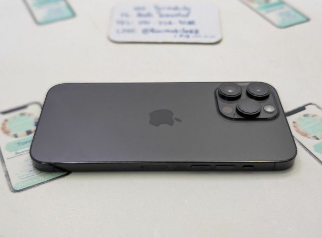 iPhone 14 Pro Max 256GB Black ศูนย์ไทย Model N สภาพใหม่เอี่ยม มีตัวเครื่องอย่างเดียว ไม่มีอุปกรณ์อื่น สุขภาพแบต 86 เพียง 17,990 บาท ครับ  รูปที่ 2