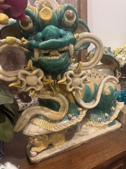 สิงห์คู่(ตัวผู้-เมีย) ใช้ปกป้องคุ้มครอง นำโชคลาภ ความสำเร็จ อำนาจบารมี  รูปที่ 5