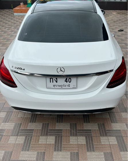 Mercedes-Benz C-Class 2021 C220 Sedan ดีเซล ไม่ติดแก๊ส เกียร์อัตโนมัติ ขาว รูปที่ 4