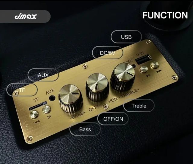 ลำโพงไร้สาย JMAX JM-10PRO พร้อมไมโครโฟนคู่, 30W  รูปที่ 2