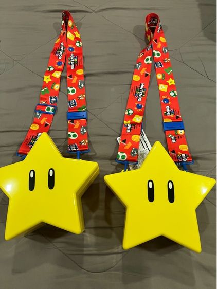 กล่องใส่ป๊อปค๊อนมารีโอ้มีไฟ ของ usj แท้