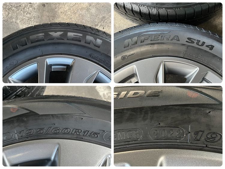 ✨ล้อแม็กแถมยาง✨Nissan Almera Sportech ขอบ 15 รูปที่ 7