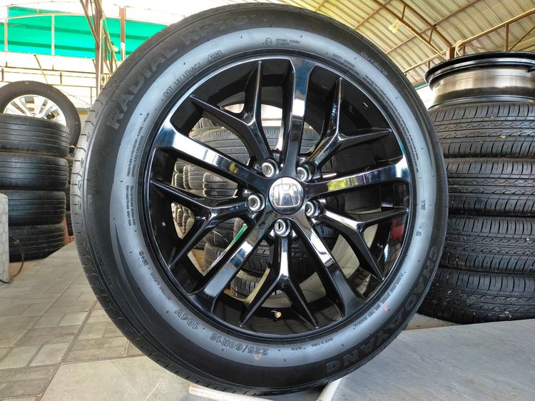 แม็กฮอนด้า ขอบ18 พร้อมยางchaoyang 225 60 18 ปี25 ยางสวย ตุ่มหน้ายางยังอยู่ทุกเส้น รูปที่ 2