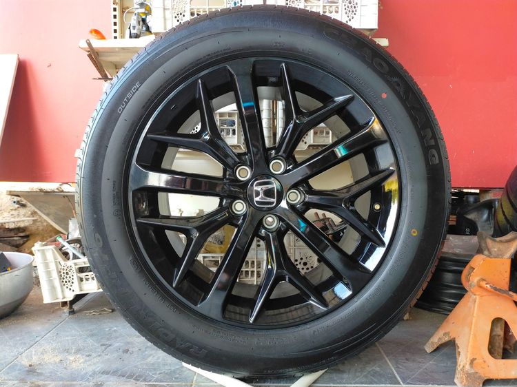 แม็กฮอนด้า ขอบ18 พร้อมยางchaoyang 225 60 18 ปี25 ยางสวย ตุ่มหน้ายางยังอยู่ทุกเส้น รูปที่ 3