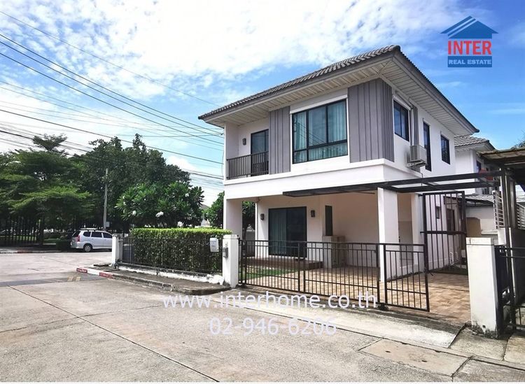 บ้านเเฝด 2 ชั้น 46.9 ตร.ว. หมู่บ้านโมดิวิลล่า บางบัวทอง ซอยสามวัง ถนนชัยพฤกษ์ บางบัวทอง นนทบุรี