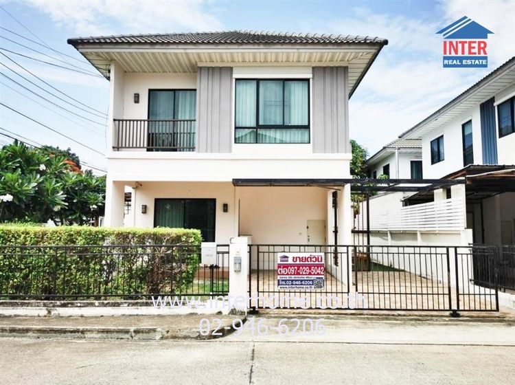 บ้านเเฝด 2 ชั้น 46.9 ตร.ว. หมู่บ้านโมดิวิลล่า บางบัวทอง ซอยสามวัง ถนนชัยพฤกษ์ บางบัวทอง นนทบุรี รูปที่ 2