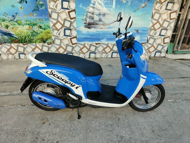 🛵ยังไงก็ขาย SCOOPY-i ปี 60 เครื่องดี สีสวย สตาร์ทมือ เล่มชุดโอนครบ+เปลี่ยนถ่ายน้ำมันเครื่องฟรี ส่งฟรี30 ก.ม รูปที่ 3