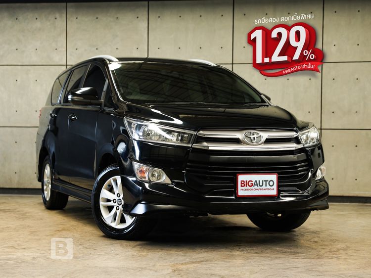 Toyota Innova 2019 2.8 Crysta G Utility-car ดีเซล ไม่ติดแก๊ส เกียร์อัตโนมัติ ดำ