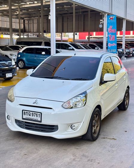 รถ Mitsubishi Mirage 1.2 GLS สี ขาว
