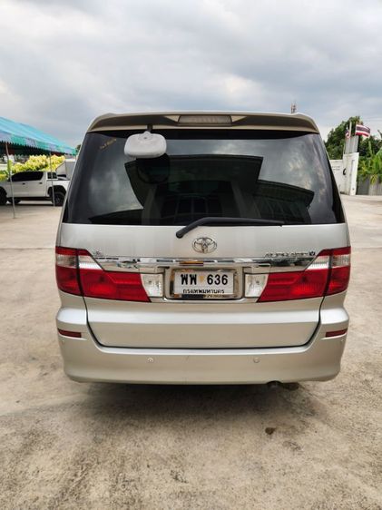 Toyota Alphard 2005 3.0 V6 Van เบนซิน ไม่ติดแก๊ส เกียร์อัตโนมัติ เงิน รูปที่ 4
