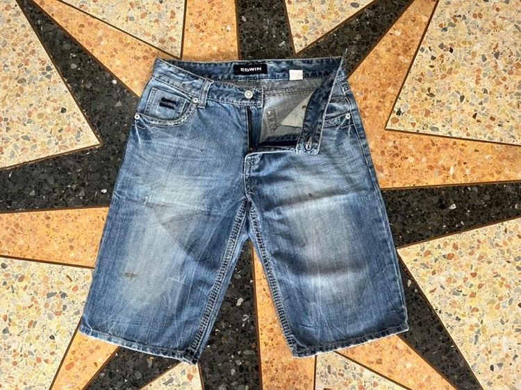 📌EDWIN👖-ขาสั้นแท้💯  เอว32-33 รูปที่ 4