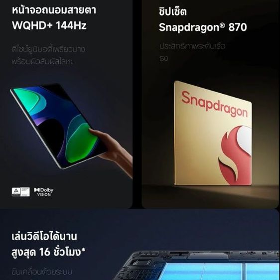 Xiaomi​ Pad 6 แรม 8GB รอม 256GB รูปที่ 12