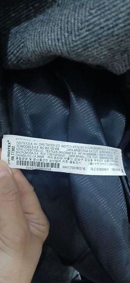 เสื้อโค้ท ZARA แท้ มือสอง รูปที่ 8