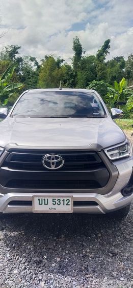 Toyota Hilux Revo 2021 2.4 E Plus 4WD Pickup ดีเซล เกียร์ธรรมดา เทา รูปที่ 2