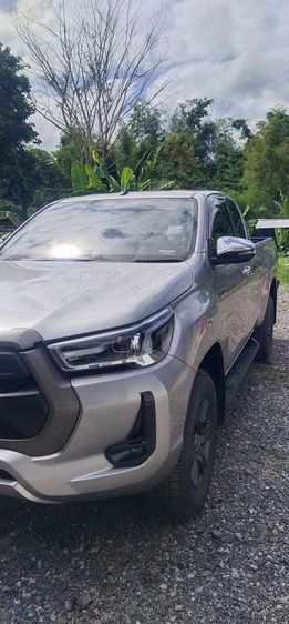 Toyota Hilux Revo 2021 2.4 E Plus 4WD Pickup ดีเซล เกียร์ธรรมดา เทา รูปที่ 4