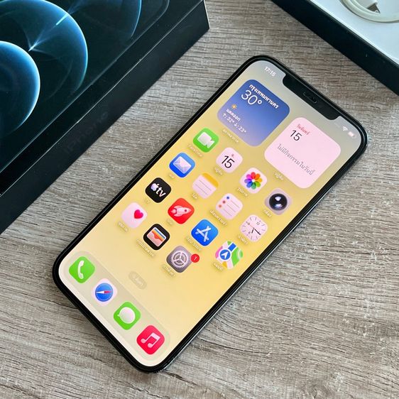 iPhone 12 Pro Max 256 สภาพเดิมๆ ไม่เคยแกะเครื่องเลย ครบกล่อง รูปที่ 3