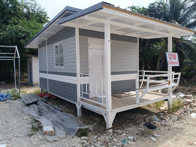 อื่นๆ มีบางส่วน 2025 ใช่ ขายบ้านน็อคดาวน์ มือ 1 คุณภาพดี มีห้องน้ำในตัว รูปที่ 3