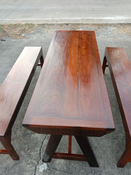 ชุดโต๊ะกลางพร้อมม้านั่งยาวไว้เฉลิมฉลองนั่งปีใหม่ รูปที่ 3