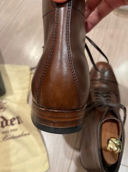 Alden 3912  Straight Tip  Boot Dark Brown   size 10B  รูปที่ 16