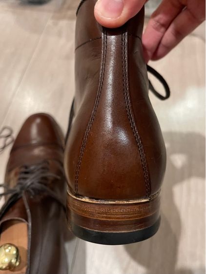 Alden 3912  Straight Tip  Boot Dark Brown   size 10B  รูปที่ 15