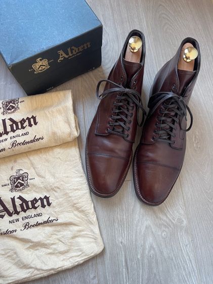 Alden 3912  Straight Tip  Boot Dark Brown   size 10B  รูปที่ 4