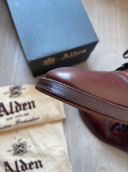 Alden 3912  Straight Tip  Boot Dark Brown   size 10B  รูปที่ 8