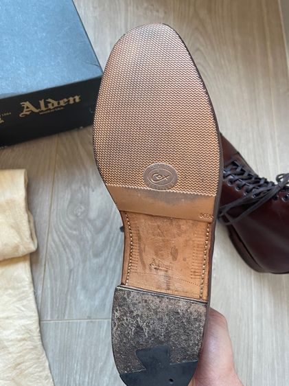 Alden 3912  Straight Tip  Boot Dark Brown   size 10B  รูปที่ 6