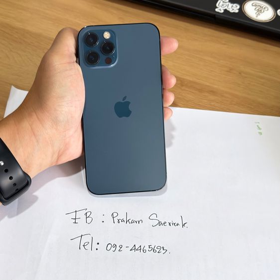 iPhone 12 Pro 256GB สีPacific Blue  ใช้เองมือเดียว  รูปที่ 3