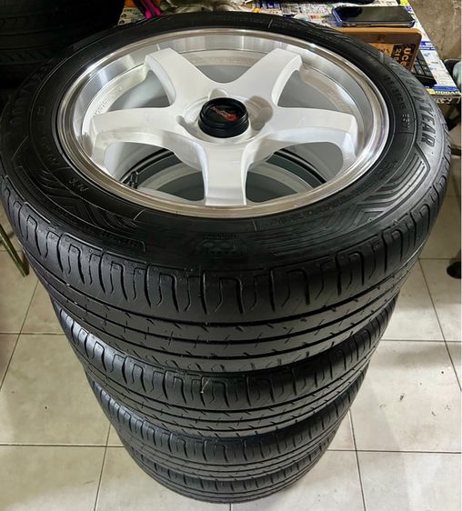 LENSO D1 ขอบ15 4x100 พร้อมยาง 195 55 15 ปี23 ครบชุด รูปที่ 9