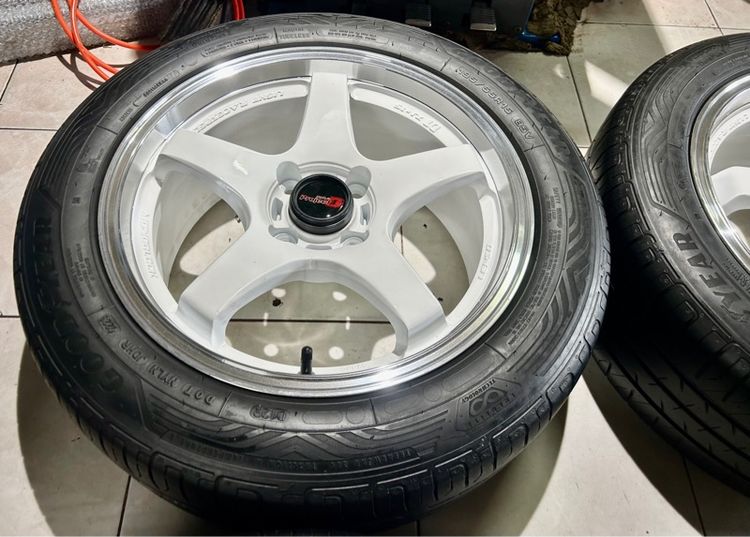 LENSO D1 ขอบ15 4x100 พร้อมยาง 195 55 15 ปี23 ครบชุด รูปที่ 4
