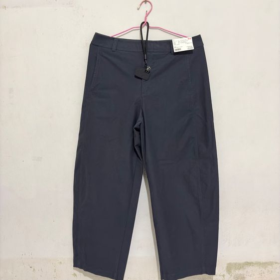 กางเกง Uniqlo Jersey Barrel Curves  - สีเทา